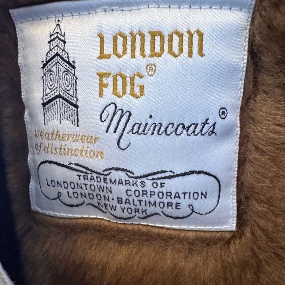 LONDON FOG Men's Trench Coat Sz 42Reg Beige Removable Lining - Picture 3 of 13